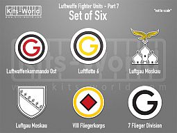 Kitsworld SAV Sticker Set - Luftwaffe Fighter Units - Part 7 